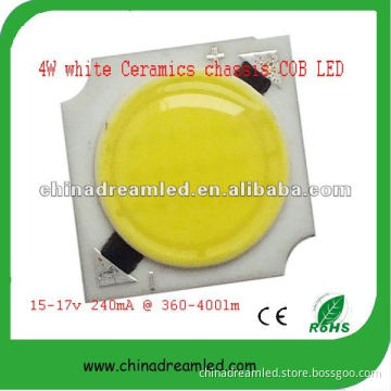 4W Ceramic COB, Cool White, Chimei Chip, 15-17V
